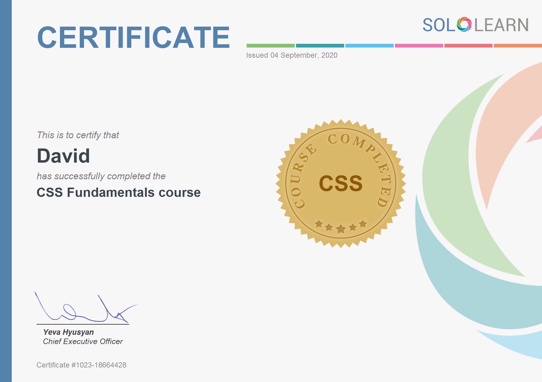 CSS certification